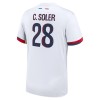 Oficiální Fotbalový Dres Paris Saint-Germain Carlos Soler 28 Hostující 2024-25 pro Muži